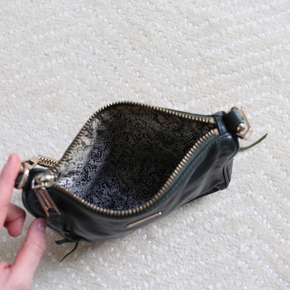 Rebecca Minkoff leather crossbody in hunter green - Picture 4 of 4